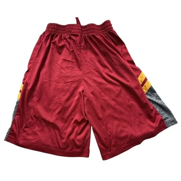 Iowa State Cyclones Red & Gray Athletic Basketball Shorts Mens Small Colosseum - Picture 3 of 16